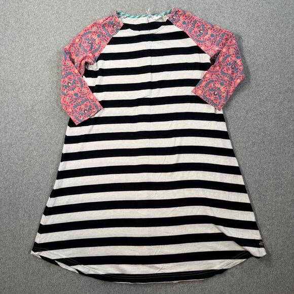 435 by Matilda Jane Clothing Other - 435 by Matilda Jane Girls Size 10 Striped Floral Raglan Sleeve Incantation Dress